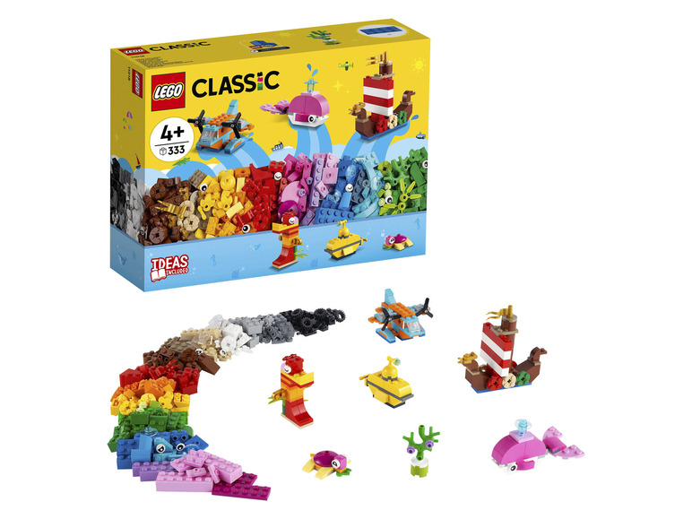 Prejsť na zobrazenie na celú obrazovku: LEGO® Classic 11018 Kreatívna zábava v oceáne – obrázok 4
