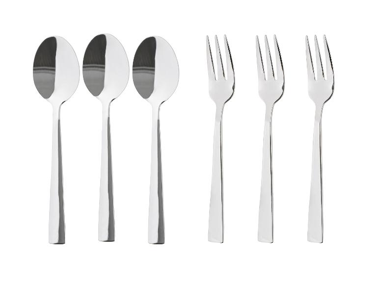 SILVERCREST® Dezertné lyžičky/vidličky, 3 kusy