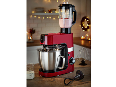 SILVERCREST® KITCHEN TOOLS Kuchynský robot SKMP 1300 D3, červený