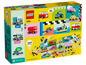 LEGO Classic krabička s nápadmi na stavbu áut, autobusov a lodí.