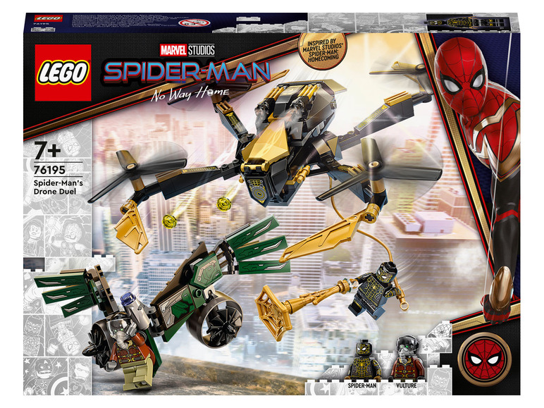 Prejsť na zobrazenie na celú obrazovku: LEGO® Marvel Super Heroes 76195 Spider-Man Súboj dronov – obrázok 1