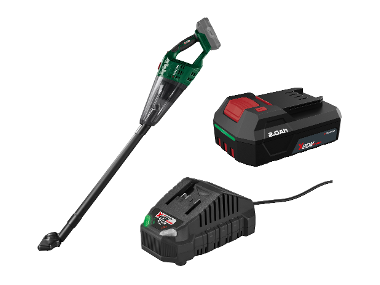 PARKSIDE® Aku ručný vysávač PHSSA 20-Li D2 + Akumulátor 20 V/2 Ah PAP 202 A1 + Nabíjačka na akumulátor 20 V/2,4 A PLG 20 C1