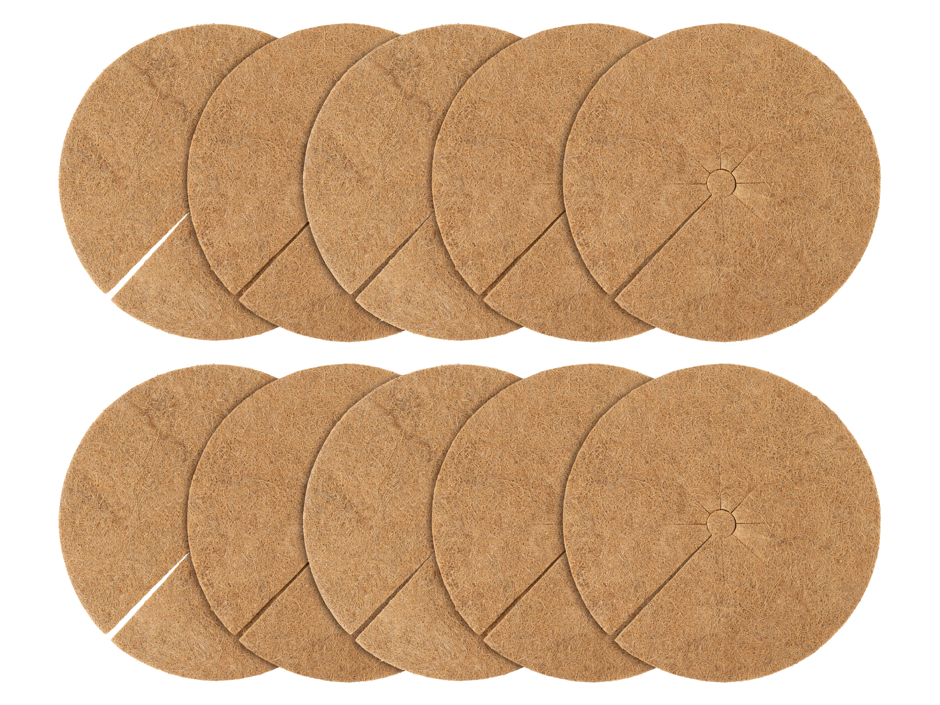 PARKSIDE® Kokosové podložky, 10 kusov (Kruhový)