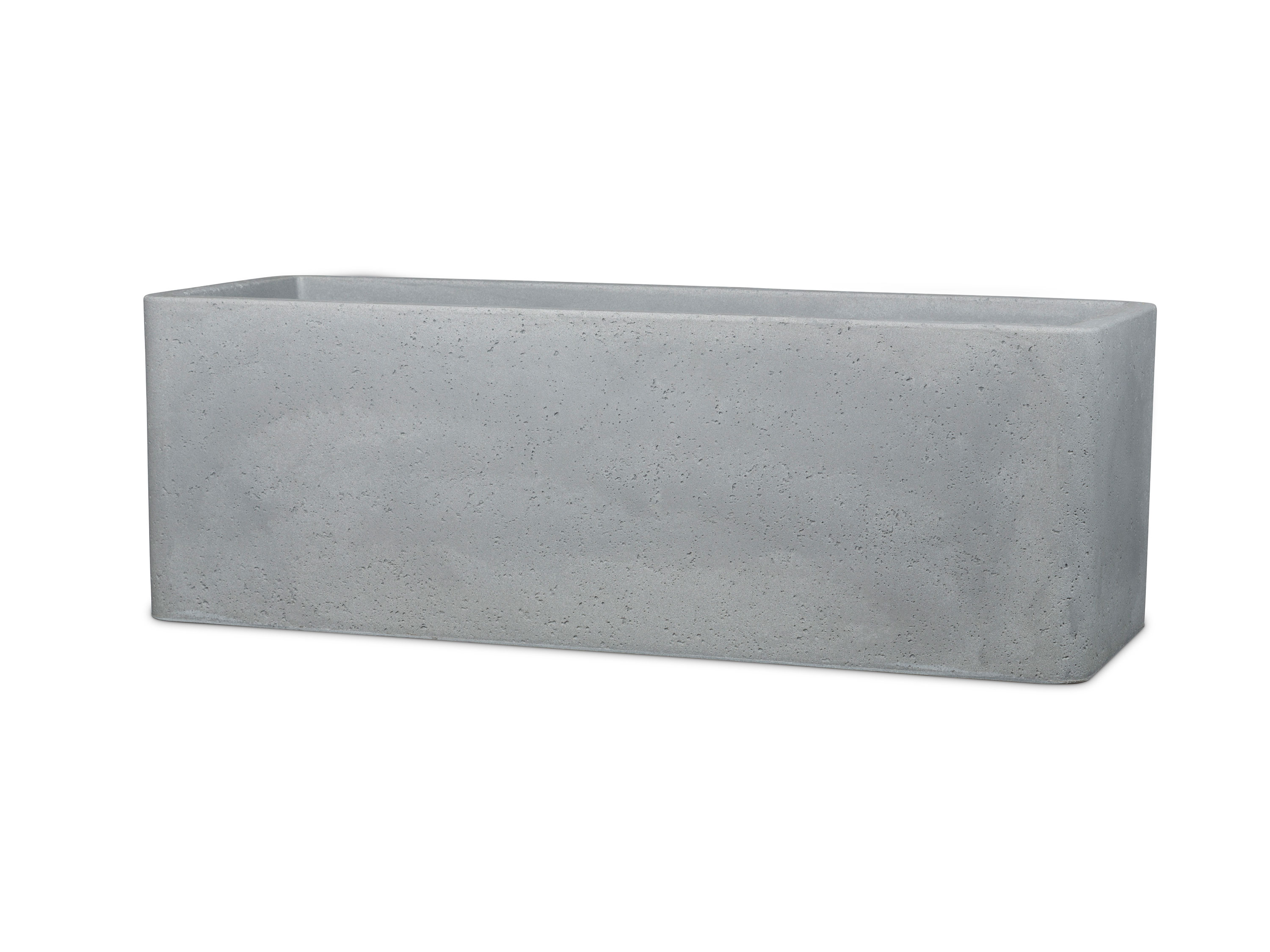 Scheurich Dlhý kvetináč Cube Box (kamenistá sivá, 80 cm)