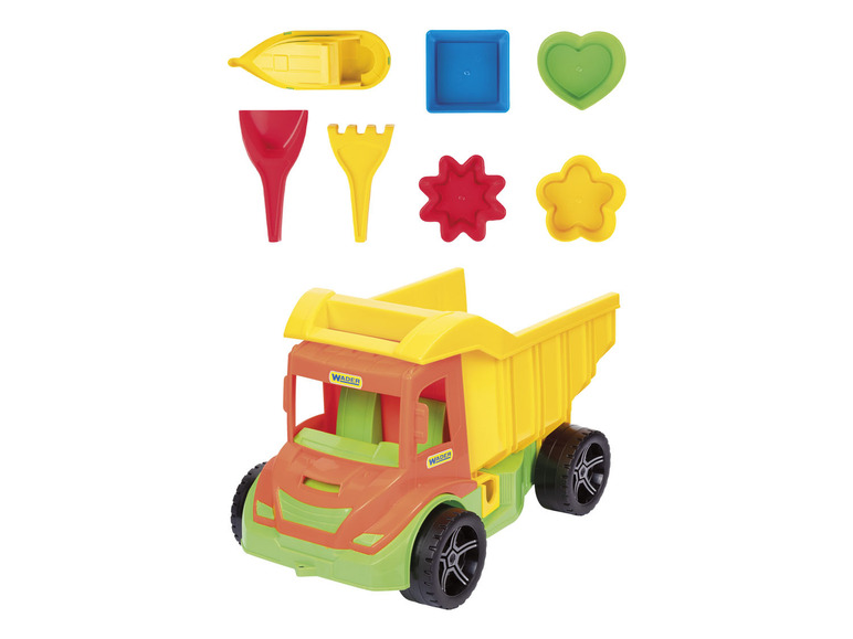 WADER Hračkárske auto (nákladné auto s letnou súpravou)