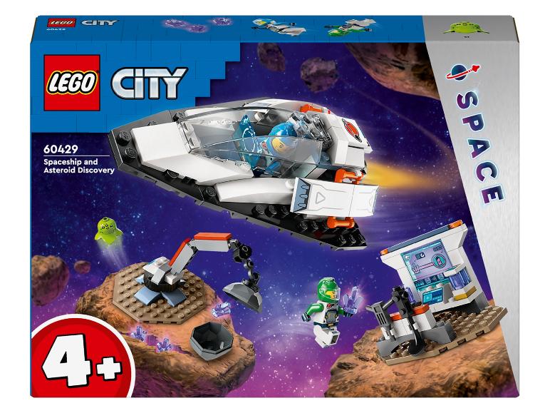 LEGO City Space: kozmická loď a objav asteroidu.