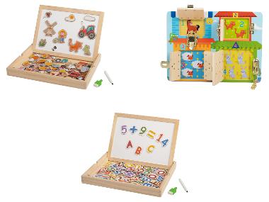 lupilu® Drevená hra s puzzle