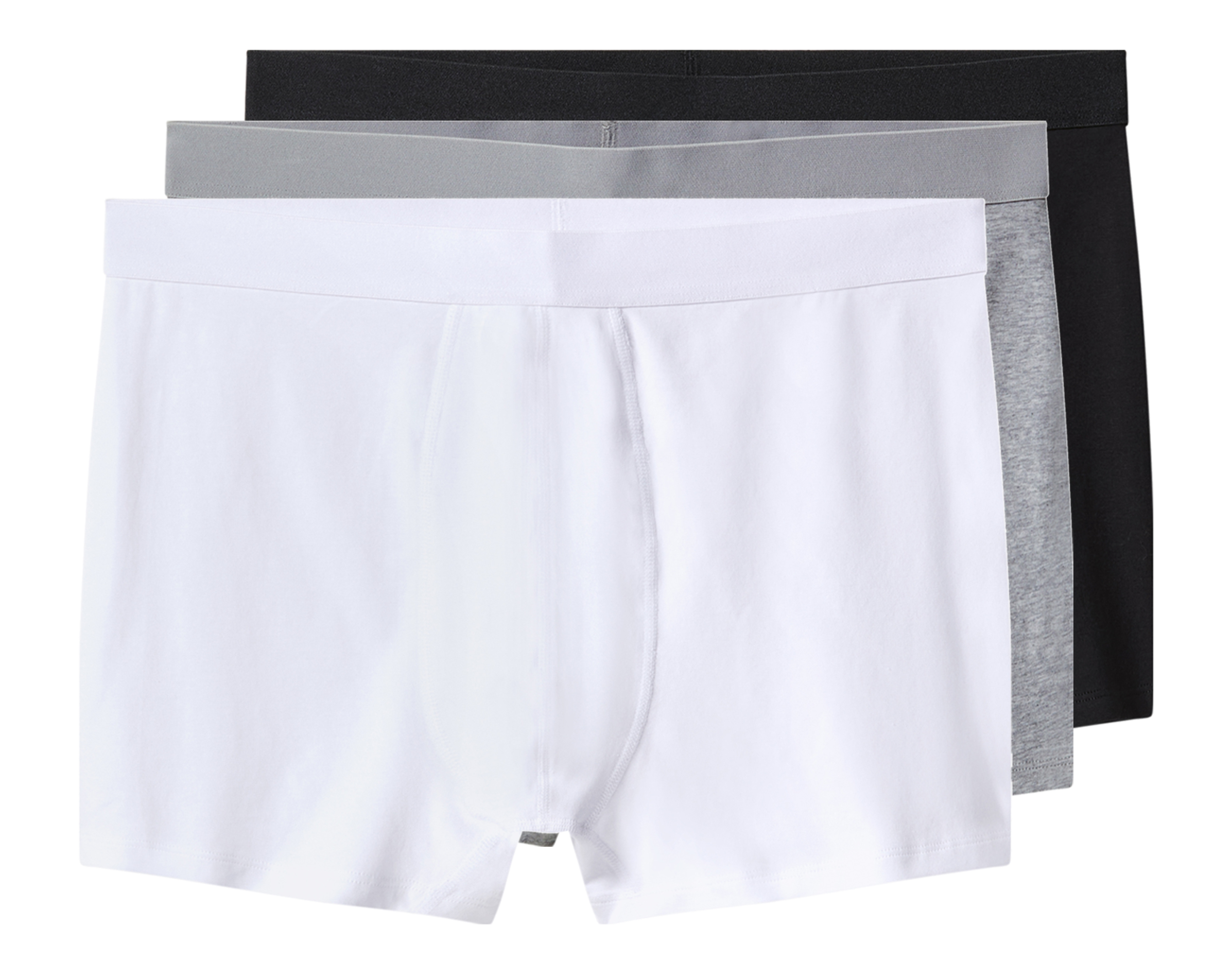 esmara Men Pánske boxerky XXL, 3 kusy (čierna/sivá/biela, 8/XXL)