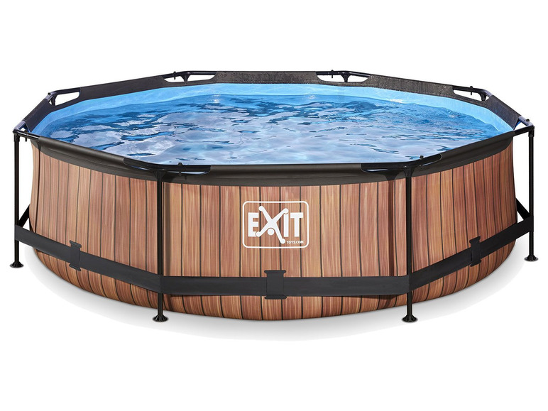Prejsť na zobrazenie na celú obrazovku: EXIT Bazén s krytom Wood, Ø 3 m x 76 cm – obrázok 1