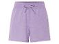 Fialové šortky so šnúrkou: ľahký letný odev.