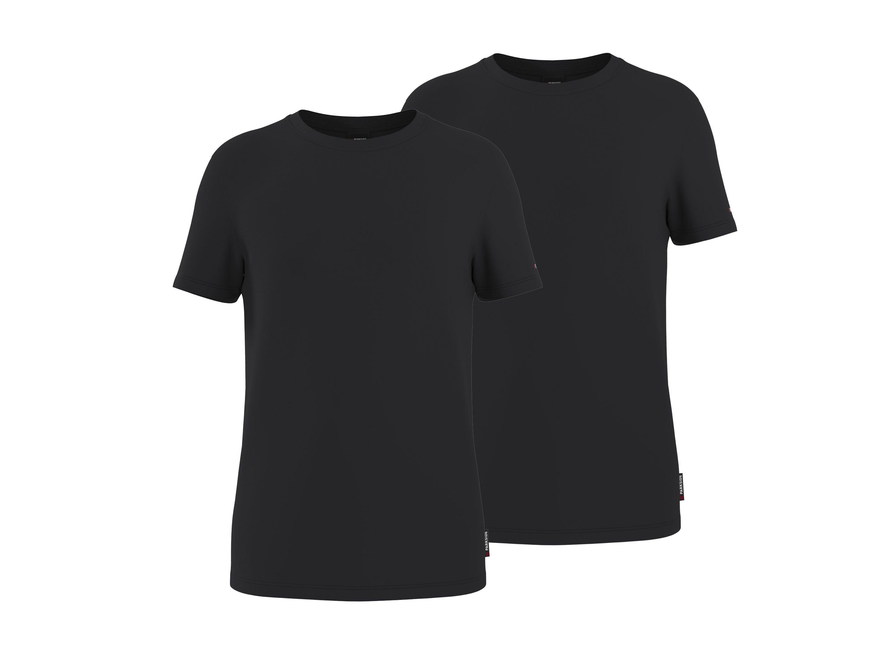 PARKSIDE® Pánske spodné tričko, 2 kusy (čierna, 8/XXL)