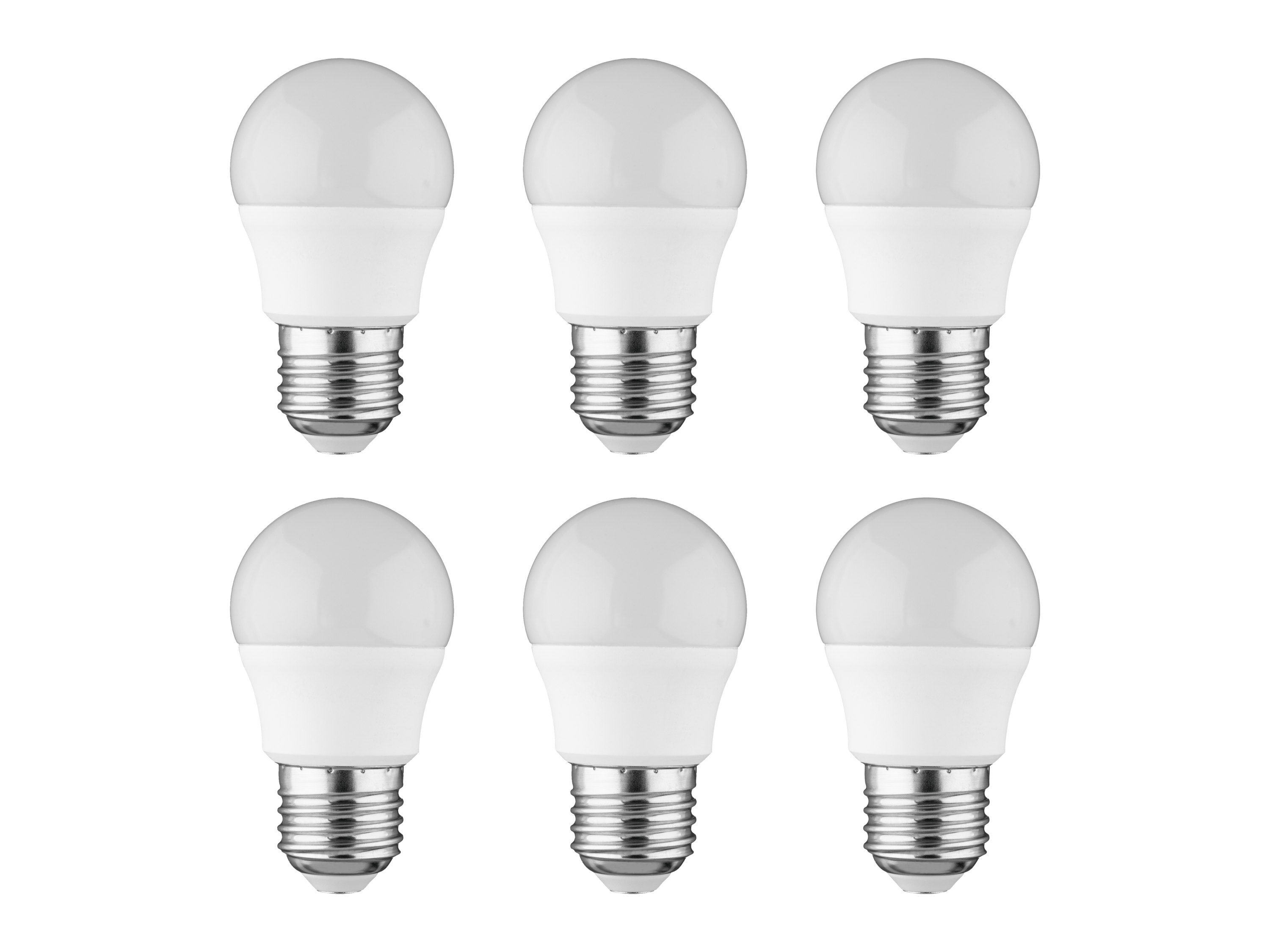 LIVARNO home LED žiarovky, 6 kusov (E27 guľa)