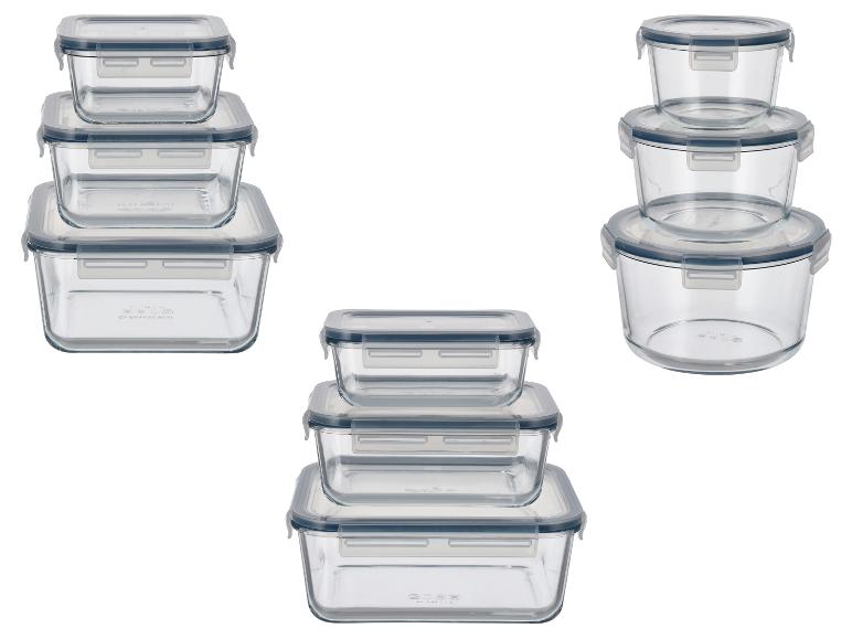 SILVERCREST® Súprava potravinových dóz Premium, 3-dielna