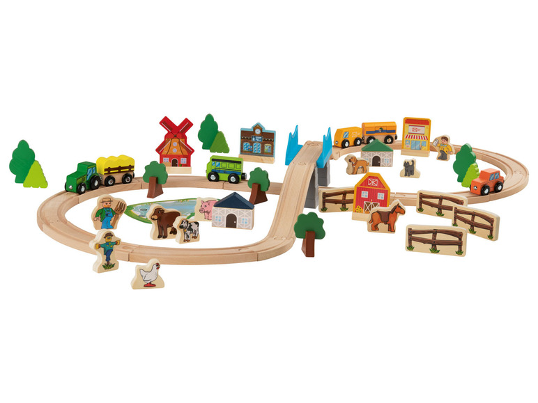 Prejsť na zobrazenie na celú obrazovku: Playtive Drevená železnica mesto/farma – obrázok 13