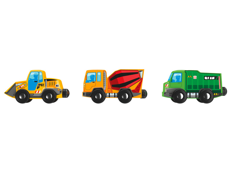 Prejsť na zobrazenie na celú obrazovku: Playtive Drevené vozidlá, 3-dielna súprava – obrázok 9