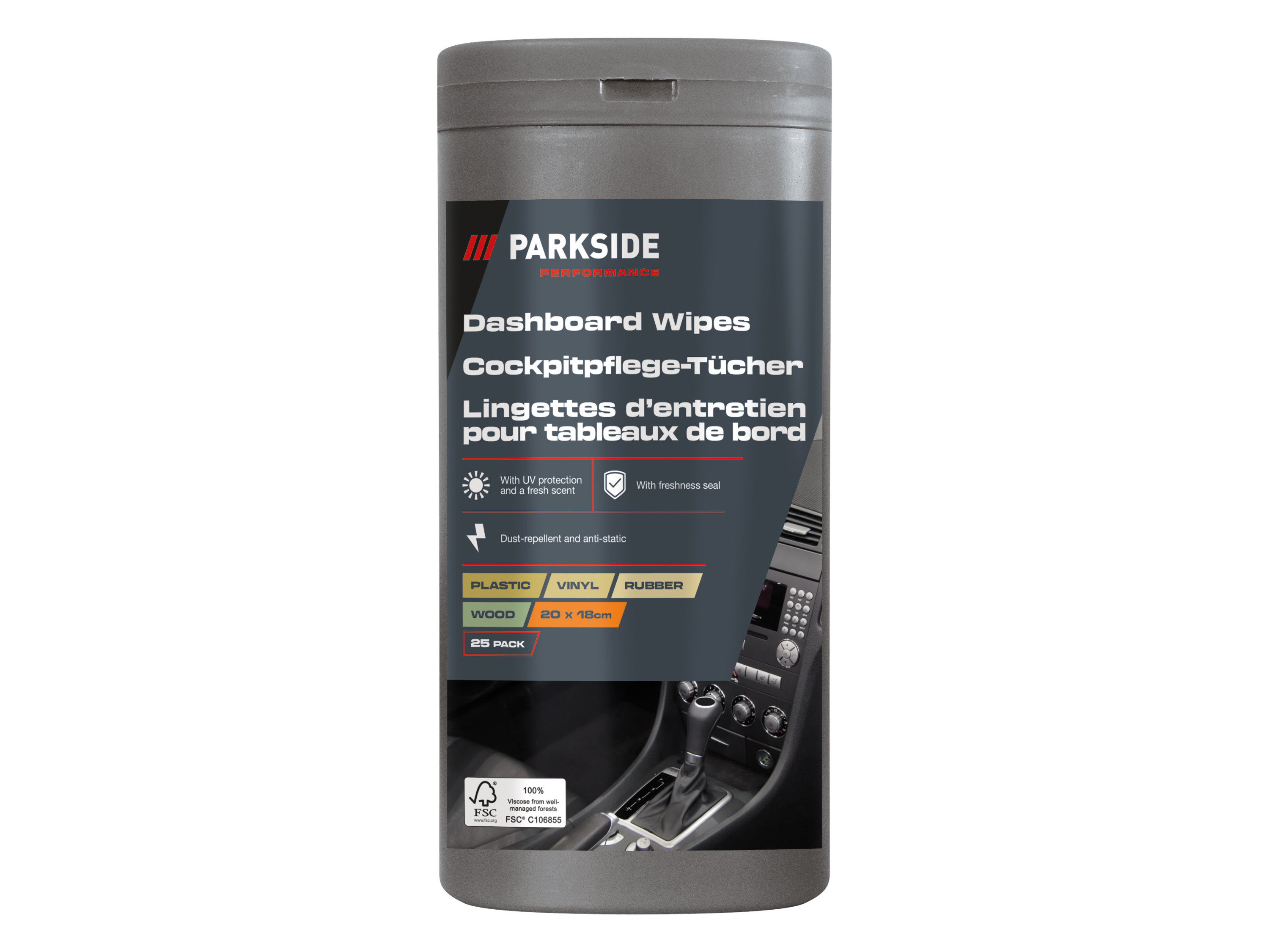 E-shop PARKSIDE PERFORMANCE® Utierky na údržbu interiéru auta (utierky na palubnú dosku)
