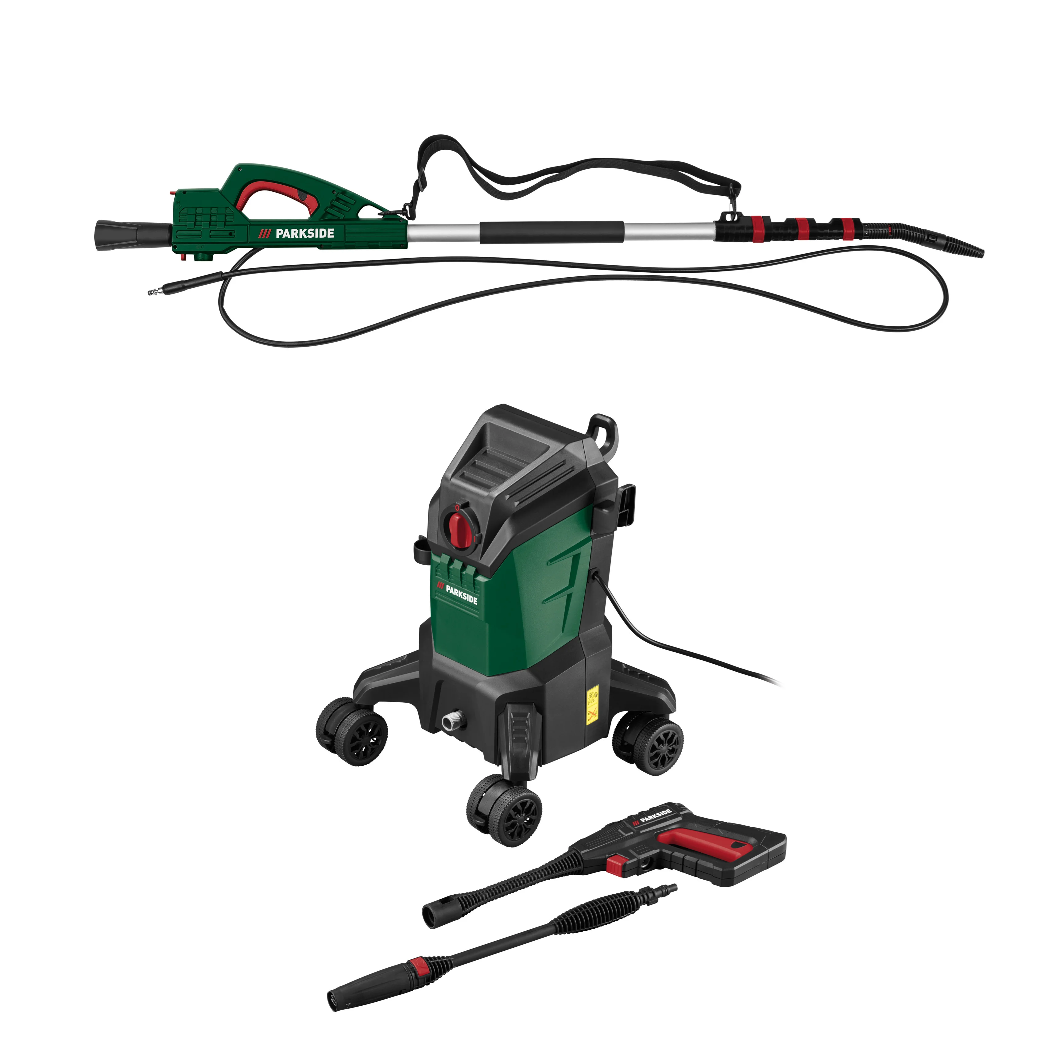 PARKSIDE® Flexibilný vysokotlakový čistič PHDF 150 A1 + Teleskopická tryska pre vysokotlakový čistič PTL 4 C5