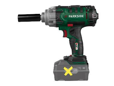 PARKSIDE® Aku rázový uťahovák 20 V PASSK 20-Li C4 – bez akumulátora