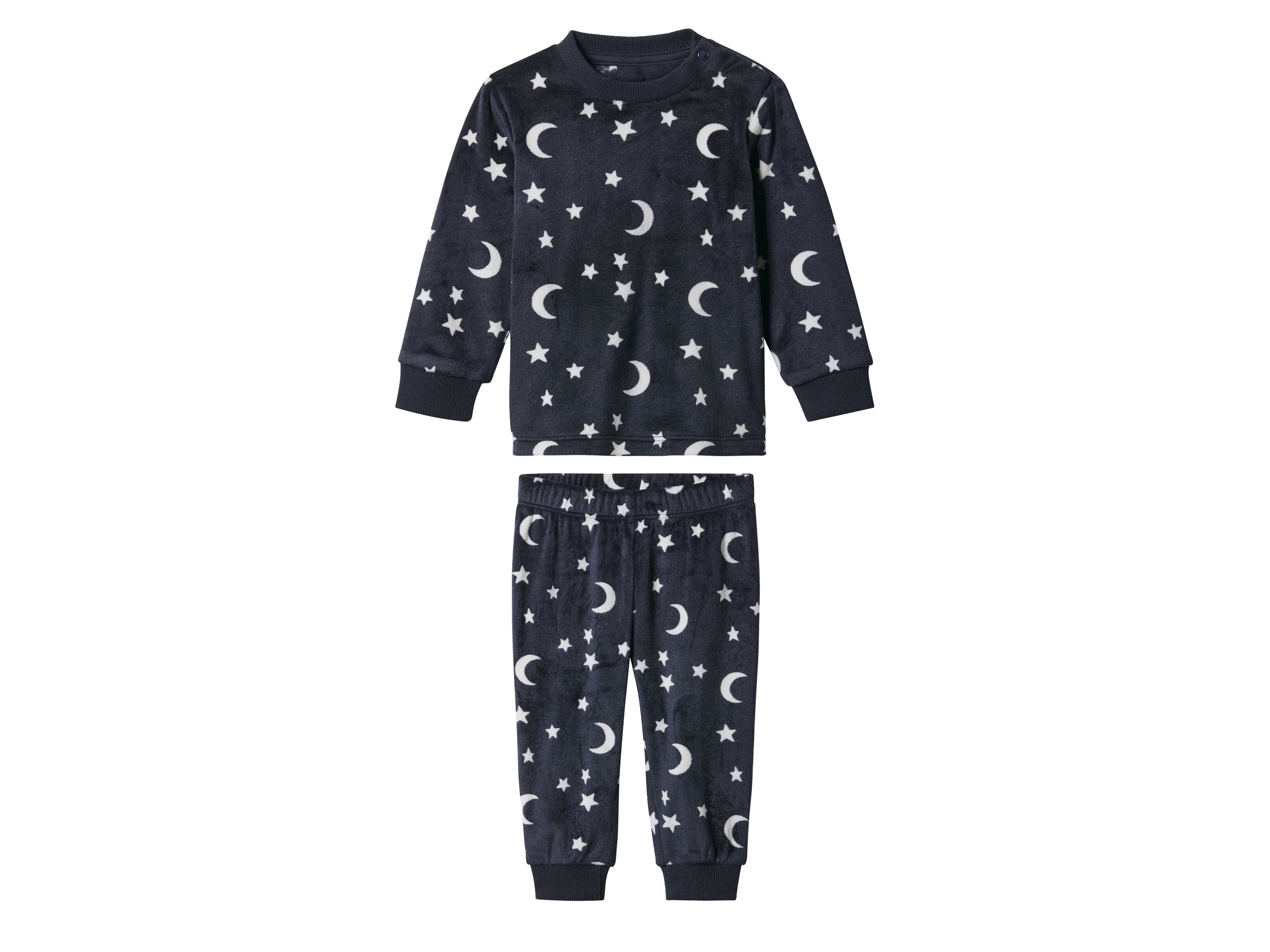 lupilu® Chlapčenské velúrové pyžamo (navy modrá, 62/68)