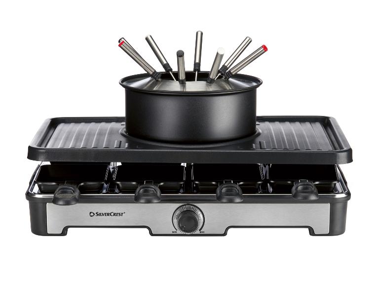 SILVERCREST® Kombinovaný gril na fondue a raclette Premium