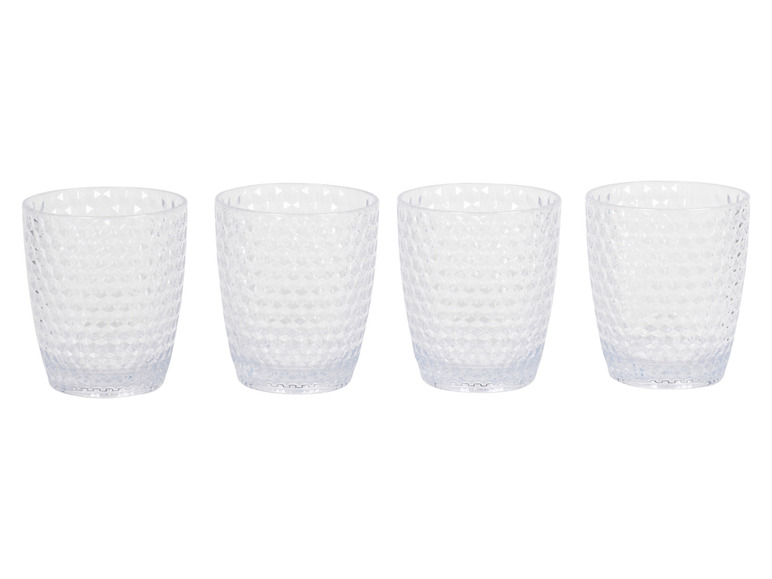 Cambridge Plastové poháre, 4 kusy (poháre/číra)
