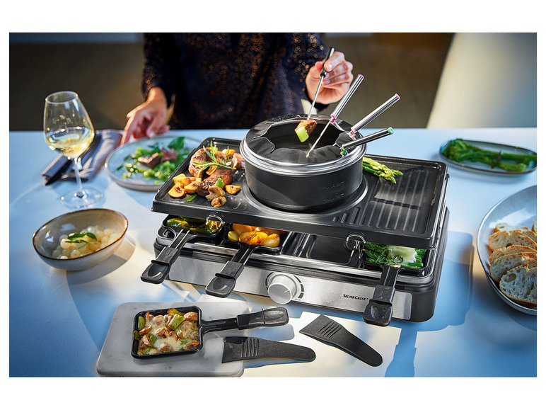 Prejsť na zobrazenie na celú obrazovku: SILVERCREST® KITCHEN TOOLS Kombinovaný gril na fondue a raclette – obrázok 2
