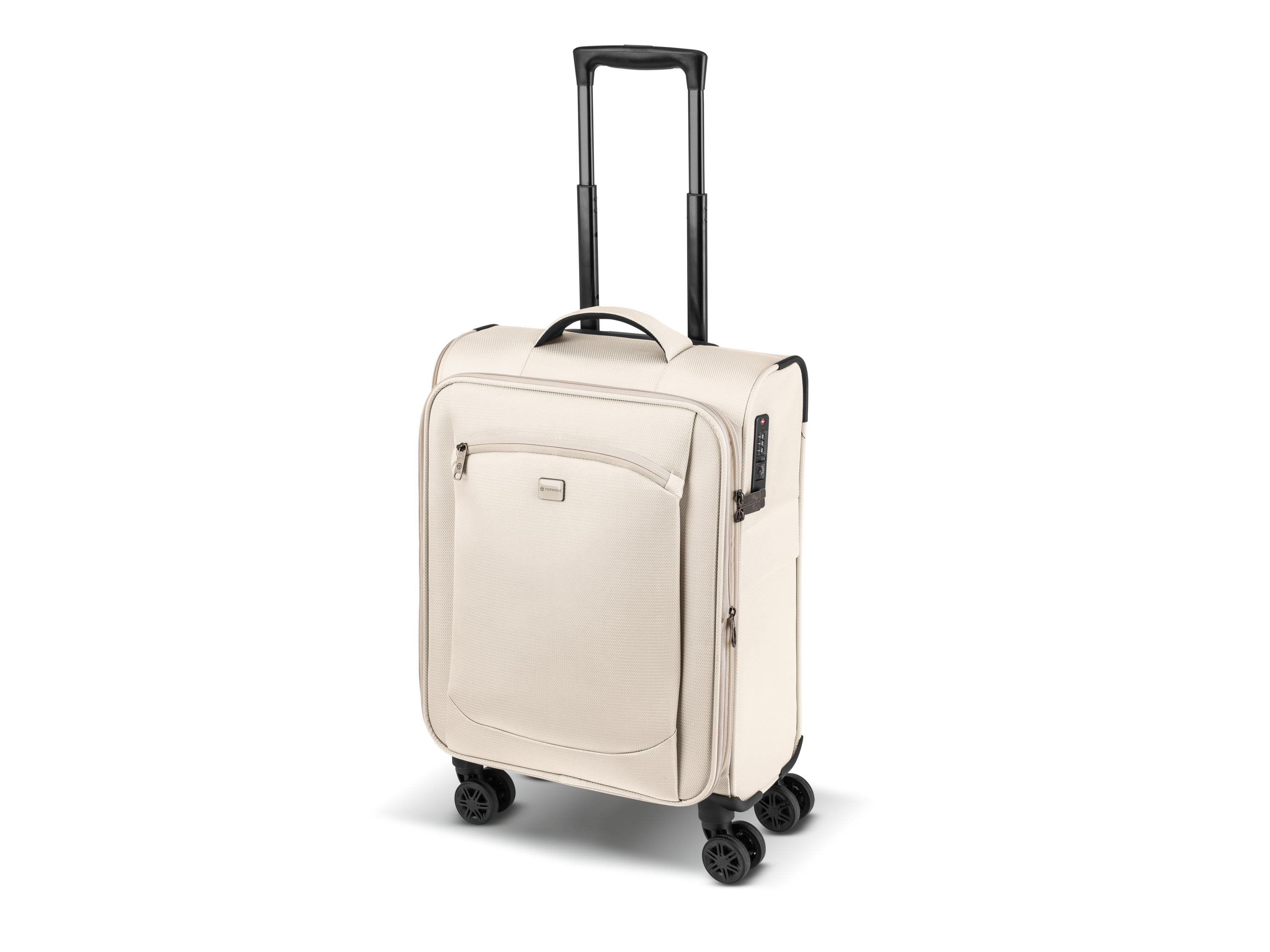 TOPMOVE® Príručný kufor, 35 l/40 l, krémový