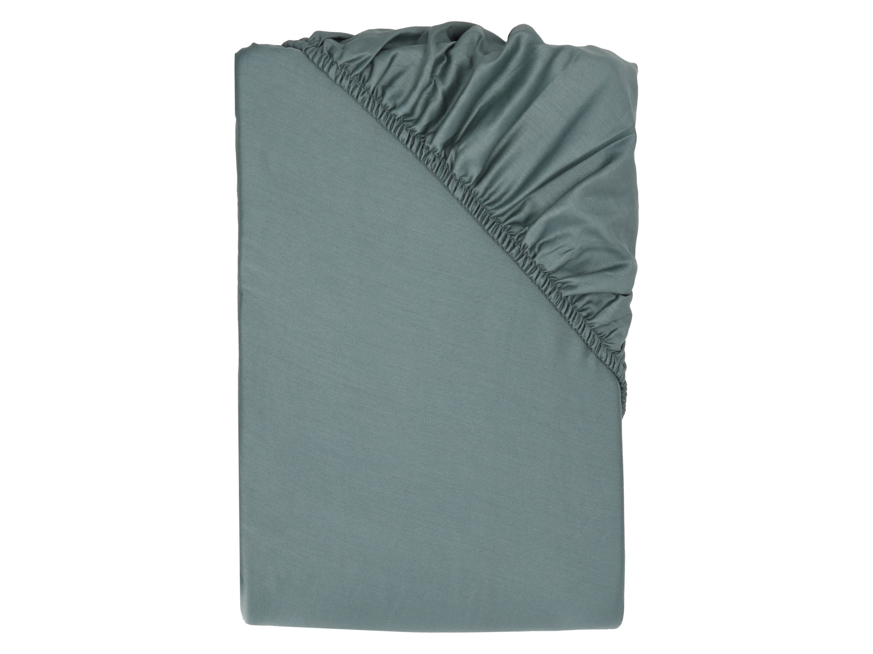 LIVARNO® Napínacia plachta z bavlneného saténu, 180 – 200 x 200 cm (modrá)