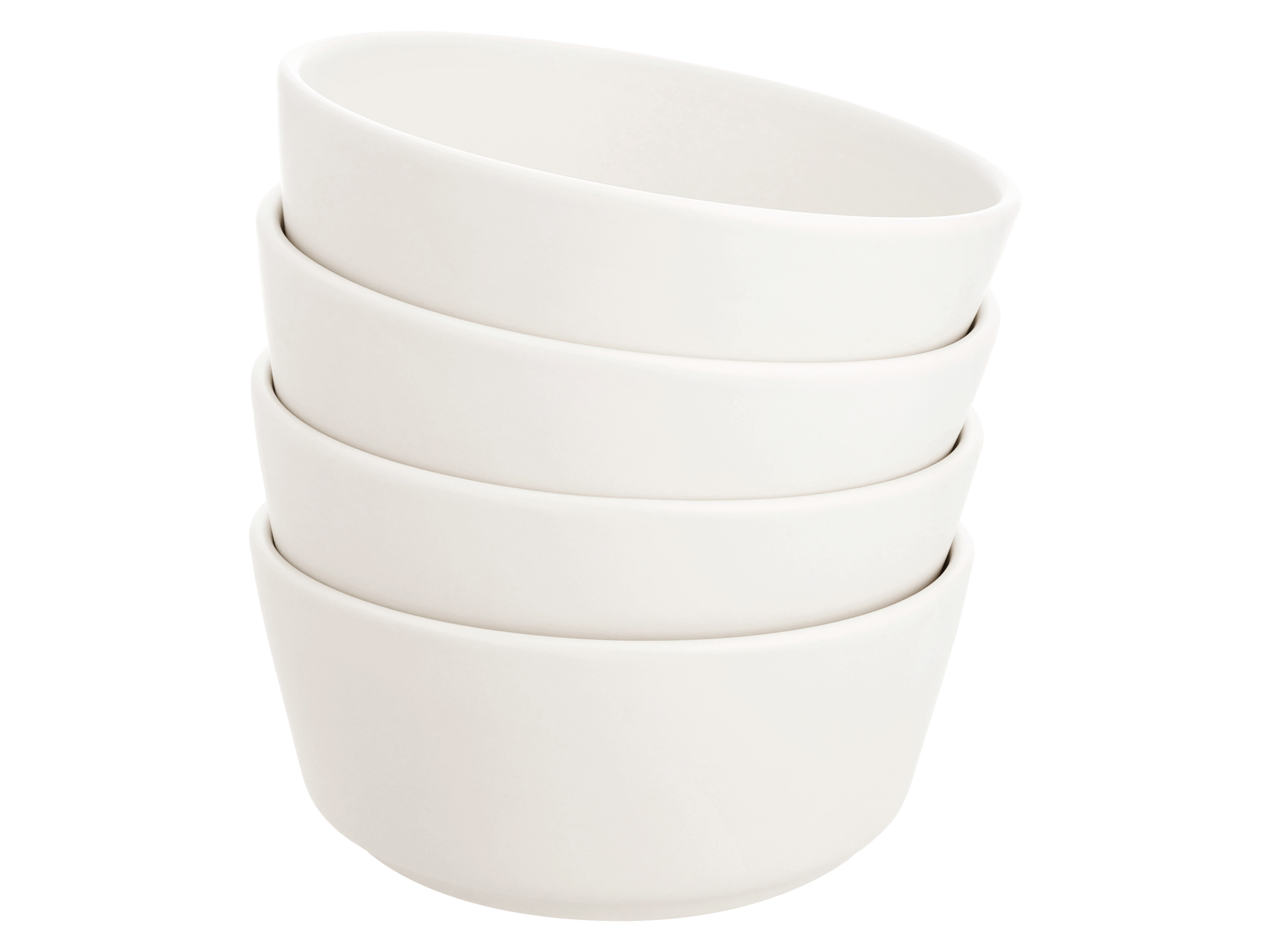 SILVERCREST® Taniere/Misky, 4 kusy (miska, biela)