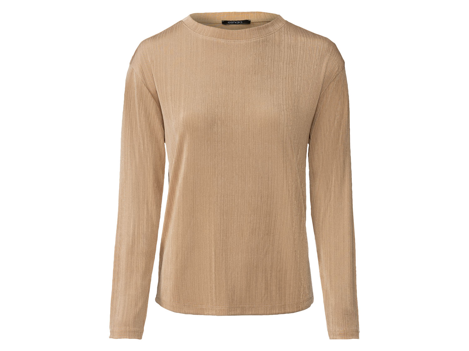 esmara® Dámsky pulóver s ligotavým efektom (L (44/46), champagne)