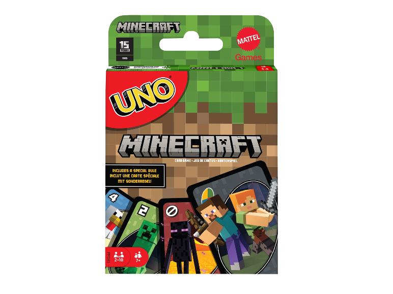 Kartová hra UNO s motívom Minecraft