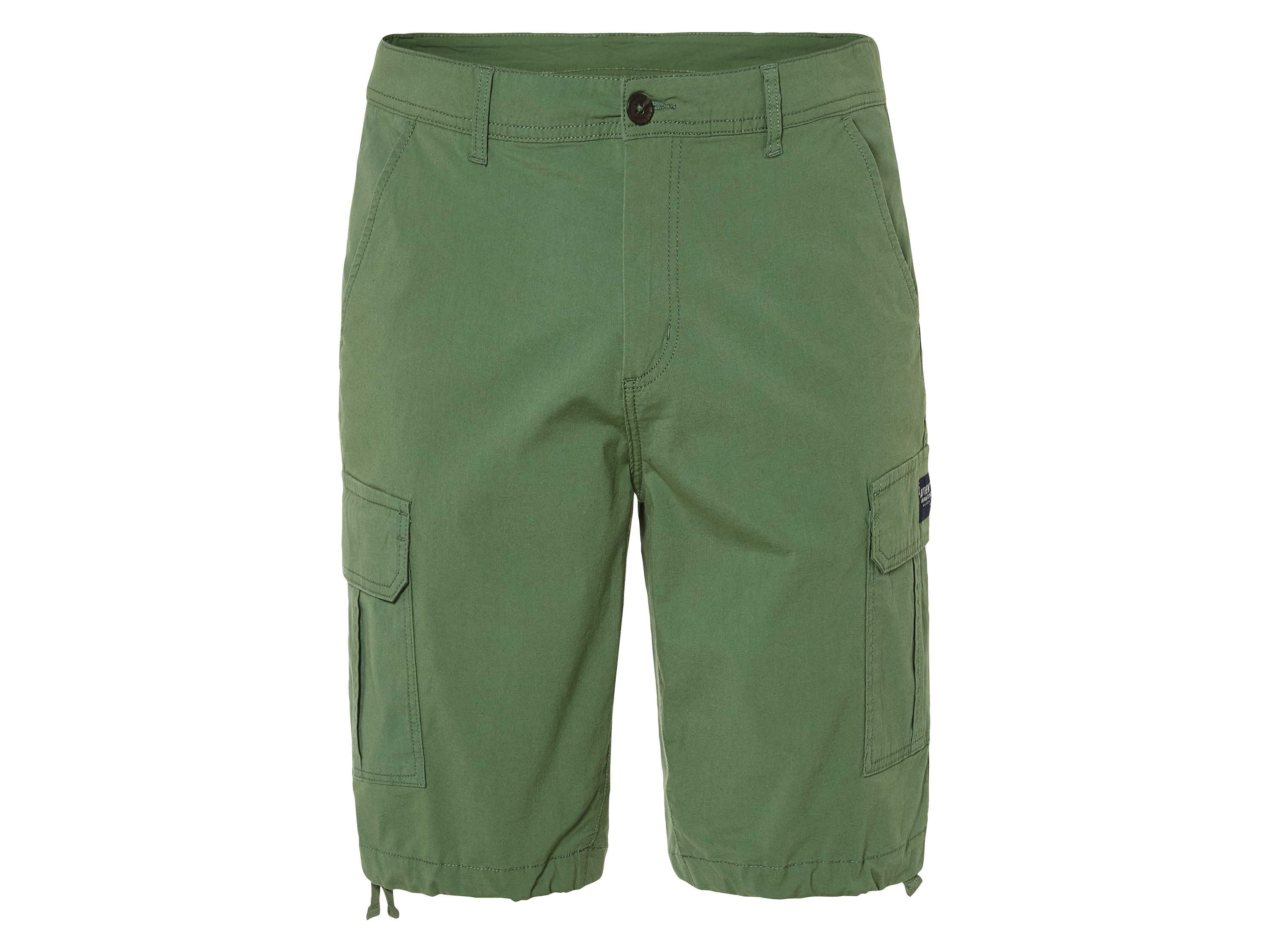 LIVERGY® Pánske cargo bermudy (50, zelená)