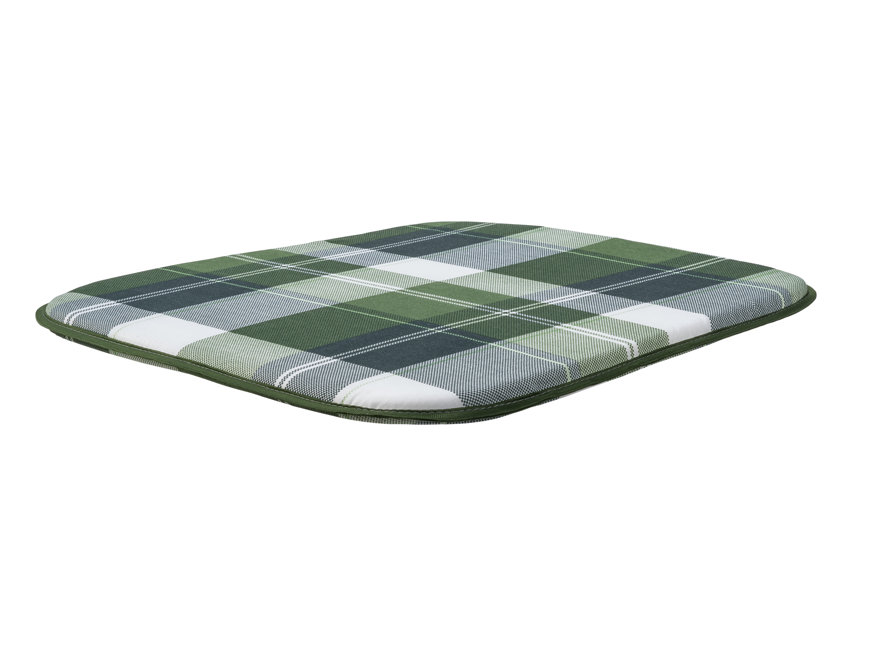 LIVARNO® Podsedák, 40 x 41,5 cm (károvaná/zelená)
