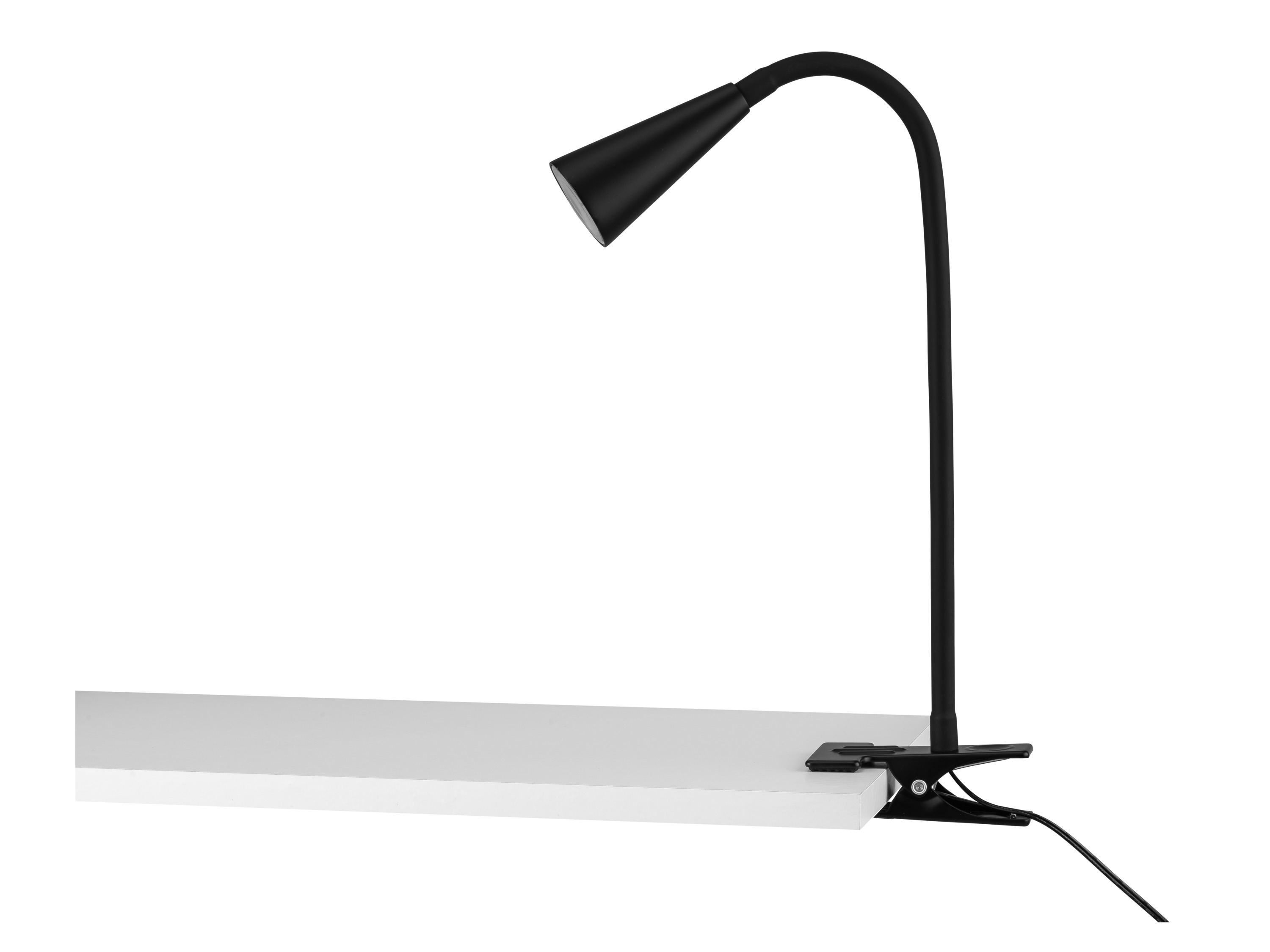 LIVARNO home Upínacia LED lampa (svietidlo s klipom, čierna)