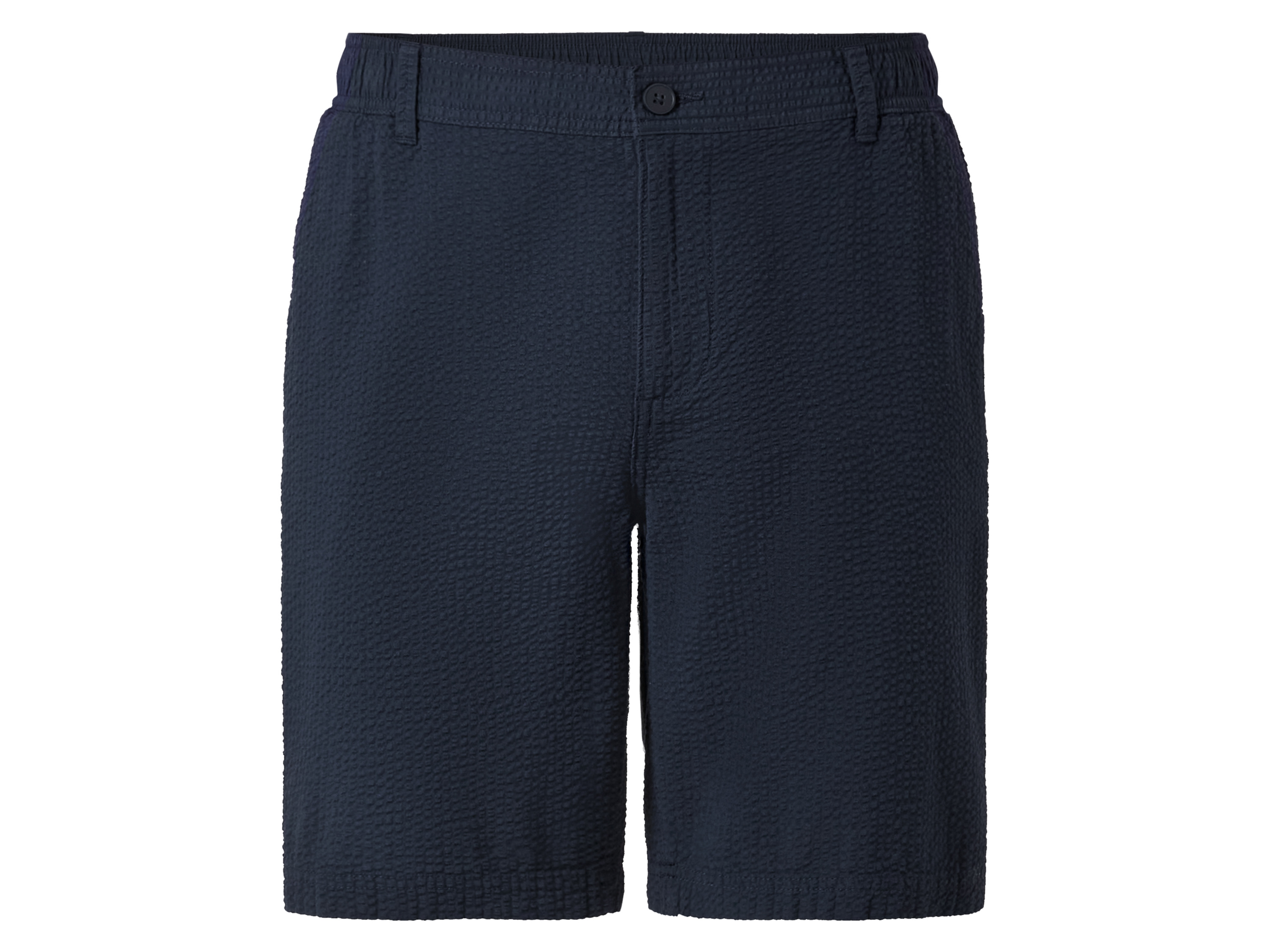 esmara Men Pánske šortky Seersucker (navy modrá, M (48/50))