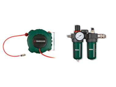 PARKSIDE® Navíjací bubon s tlakovou hadicou/Pneumatická jednotka údržby