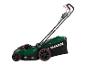Kosačka na trávu Parkside: zelená a čierna.