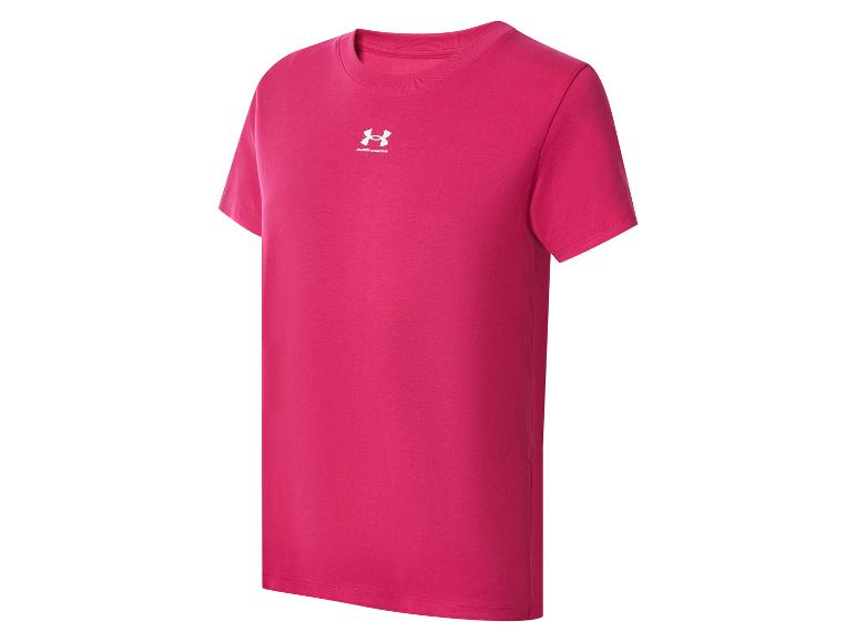 Ružové dámske tričko Under Armour s krátkym rukávom.