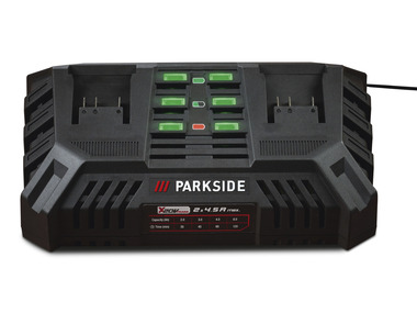 PARKSIDE® Dvojitá nabíjačka na akumulátor 20 V/4,5 A PDSLG 20 B1