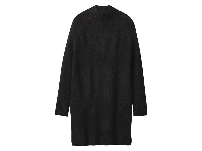 esmara® Dámske pletené šaty (čierna, S (36/38))