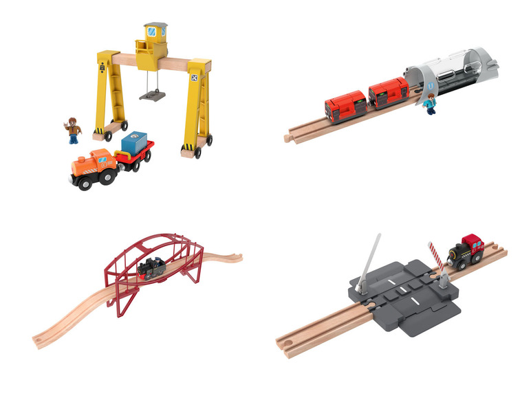 Prejsť na zobrazenie na celú obrazovku: Playtive Doplnkové príslušenstvo k drevenej železnici – obrázok 1