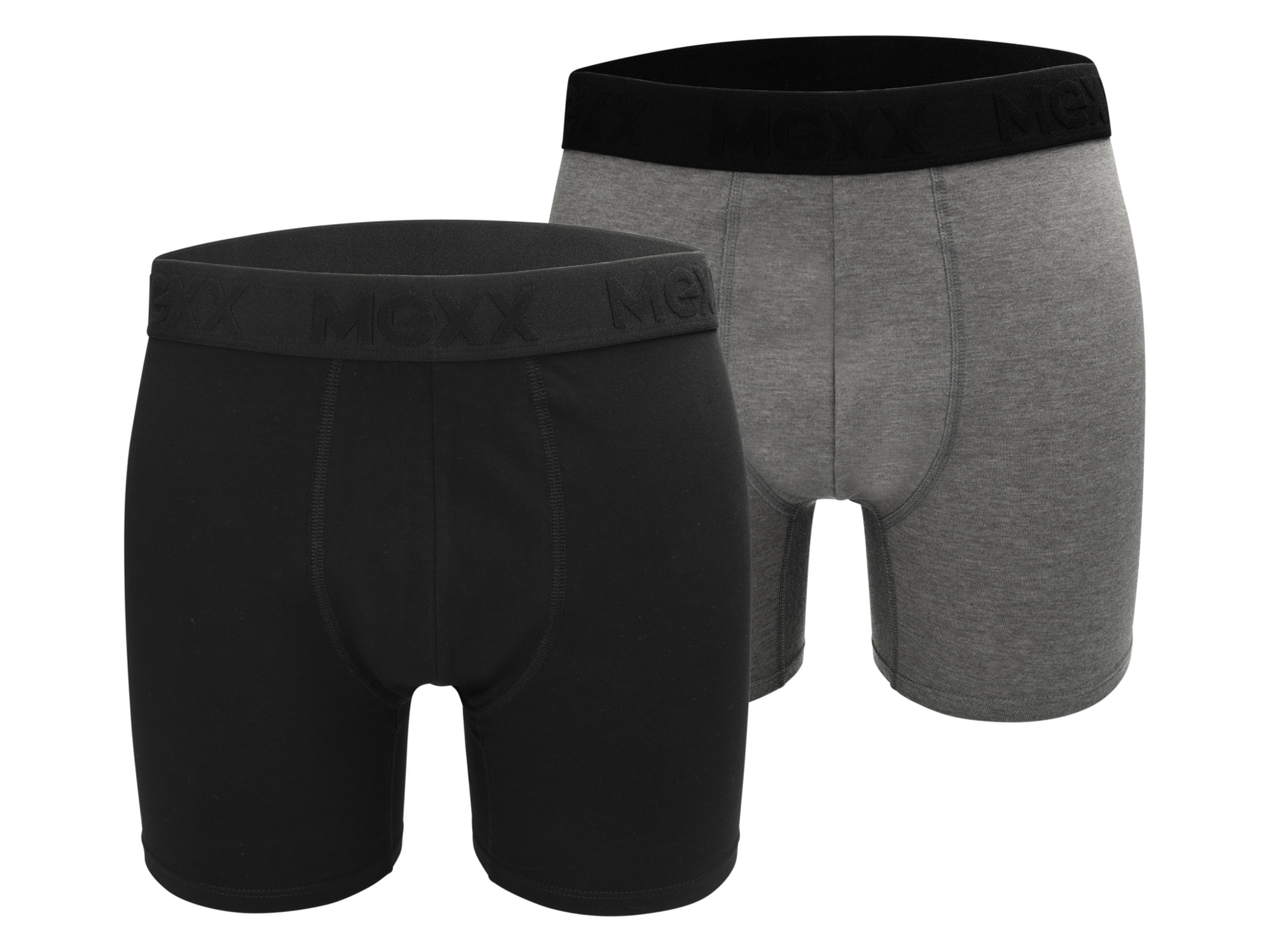 MEXX Pánske boxerky, 2 kusy (čierna/sivá, M)