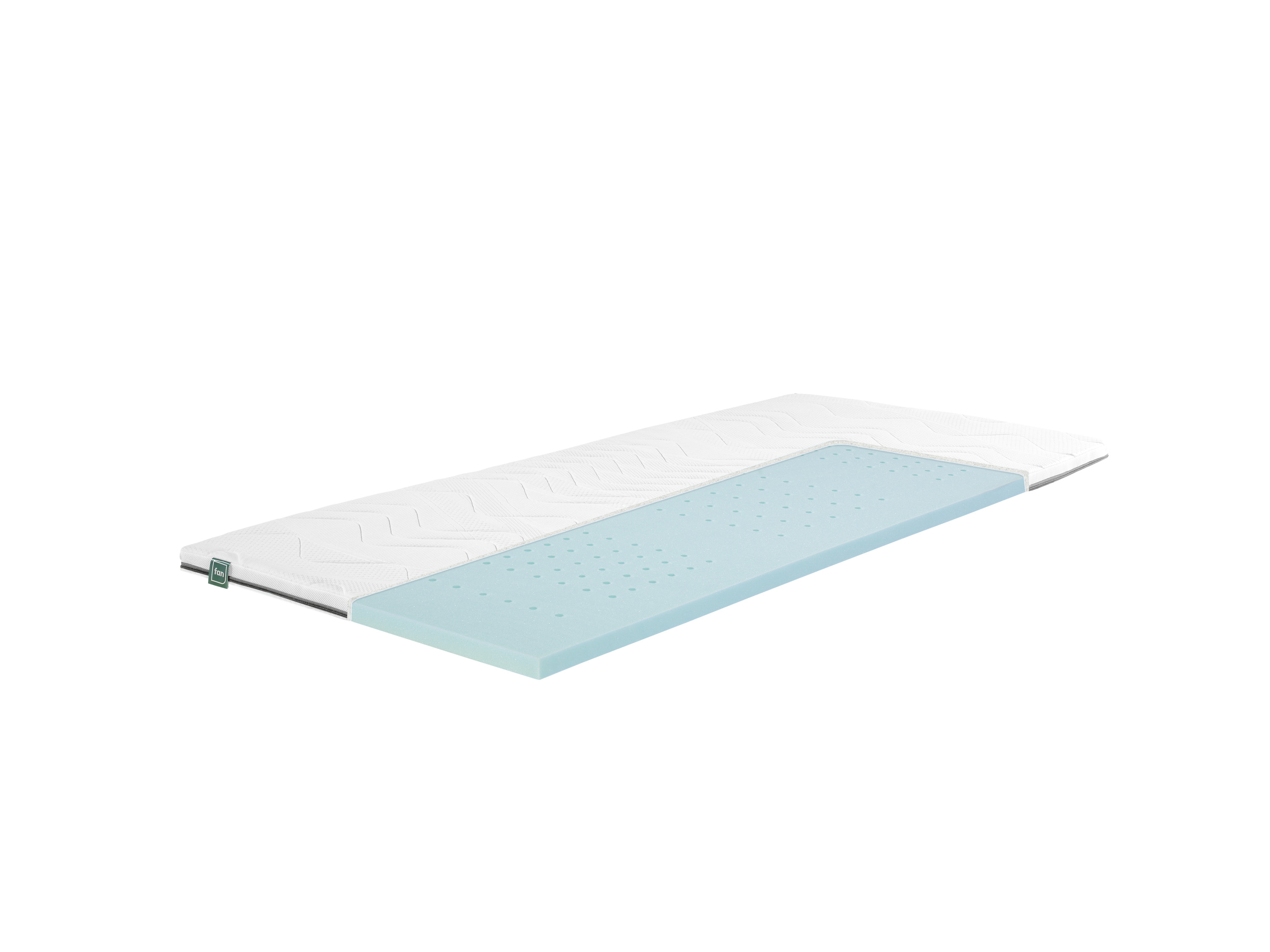 f.a.n. 7-zónový vrchný matrac z hybridnej peny fan Flex Side Clima (H2, 160 x 200 cm)