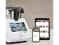 Kuchynský robot Monsieur Cuisine Smart, tablet a telefón s receptami.