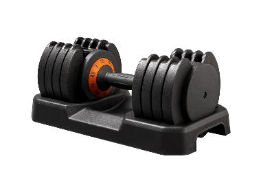 CRIVIT Krátka nastaviteľná činka 25 kg