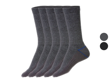 LIVERGY Pánske pracovné ponožky, 5 párov