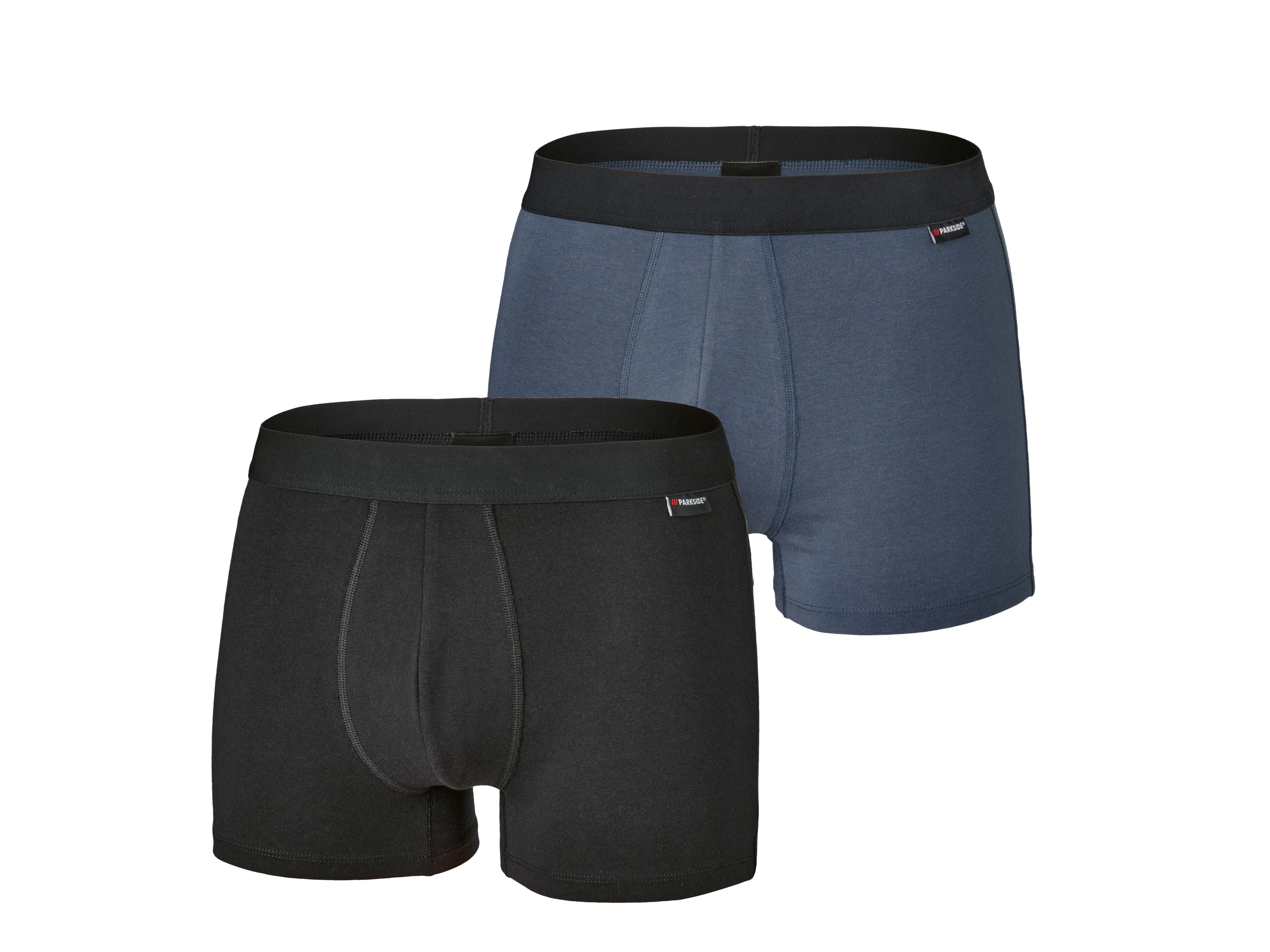 PARKSIDE® Pánske boxerky, 2 kusy (čierna/navy modrá, 5/M)