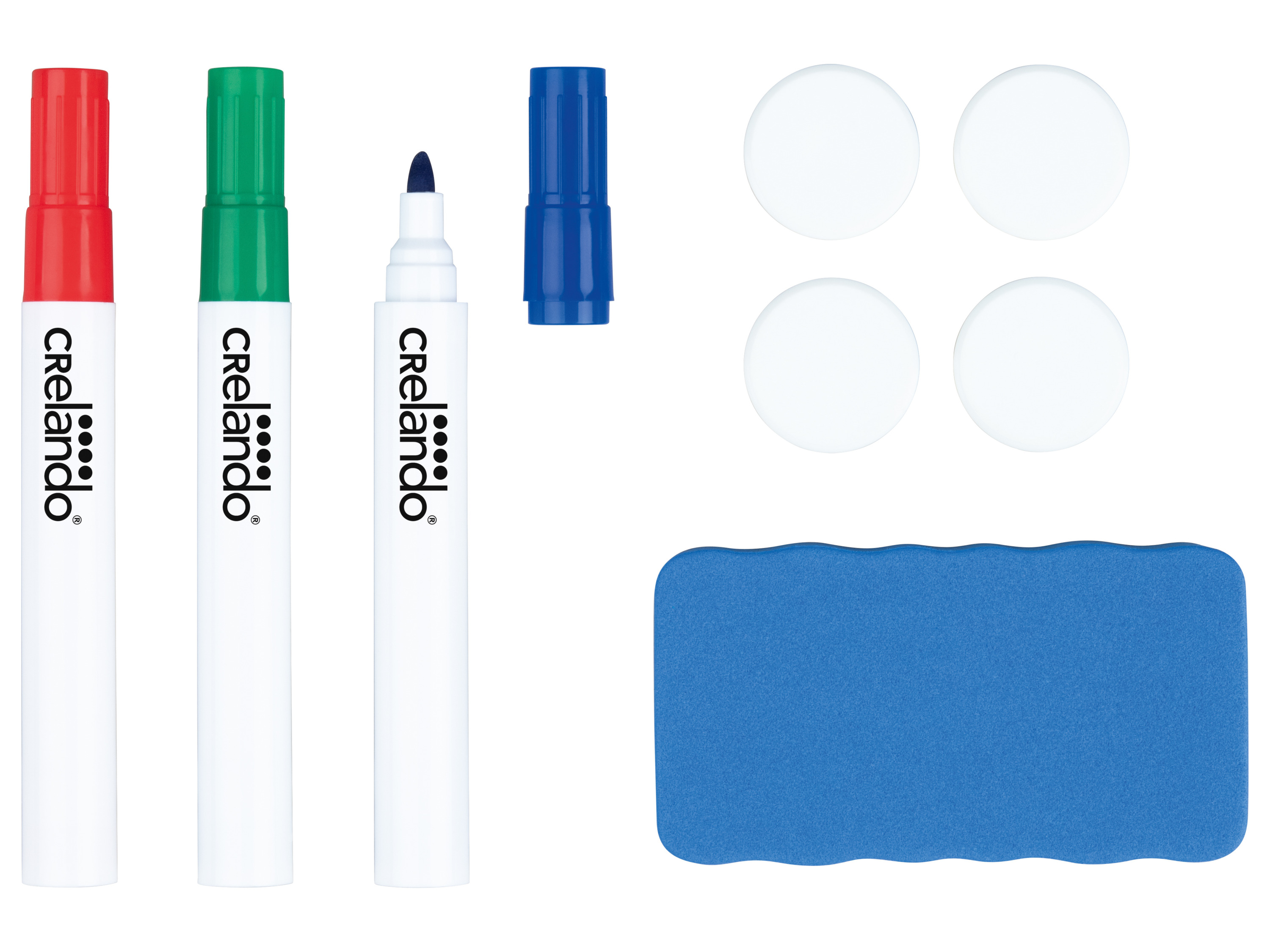 crelando® Príslušenstvo k magnetickej tabuli (súprava k magnetickej tabuli)