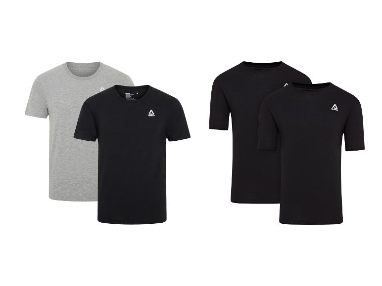 Reebok tričká v čiernej a sivej farbe, celkovo štyri kusy.