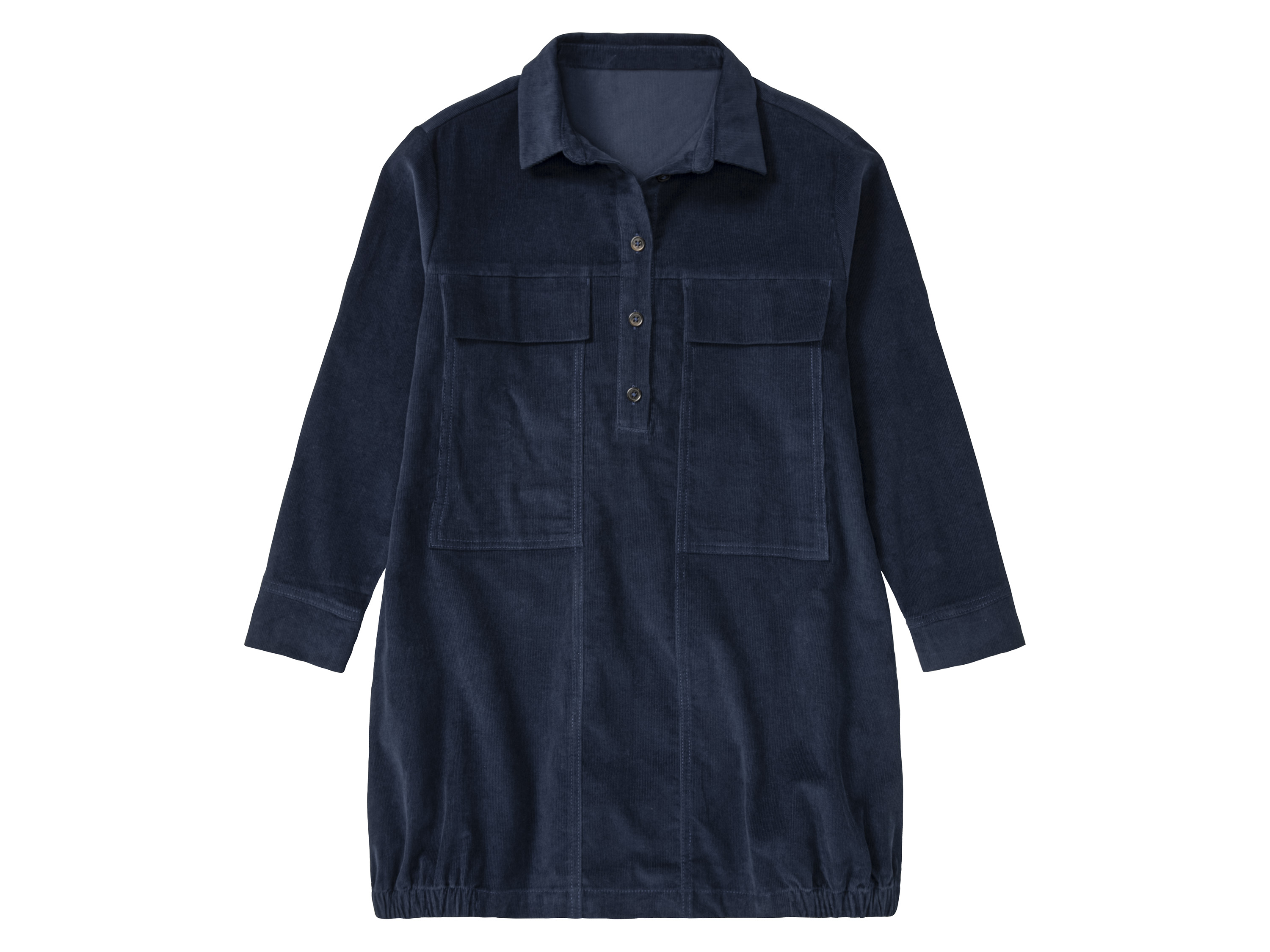 pepperts!® Dievčenské menčestrové šaty (navy modrá, 152)